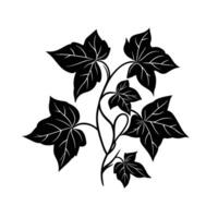 Creative Of Ivy Icon Set with Clean Style vector