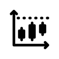 graph glyph icon. Strong and solid icon for websites, mobile interfaces, presentations, and visual branding. High quality and easy to edit. vector