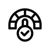fast line icon. Clean and minimalist icon for websites and mobile apps. vector