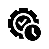 effective glyph icon. Strong and solid icon for websites and mobile apps. vector