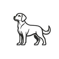 Realistic Of Labrador Design Element in HD Quality vector