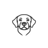 Realistic Of Labrador Icon Set with Subtle Texture vector