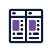 multitask dual tone icon. Sleek and modern icon for websites and mobile apps. vector