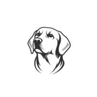 Flat Of Labrador Icon Set with Clean Style vector