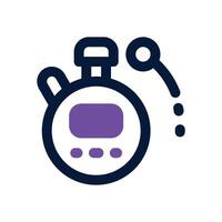 timer dual tone icon. Sleek and modern icon for websites and mobile apps. vector