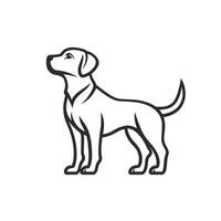 Minimalist Of Labrador Icon Set for Branding vector