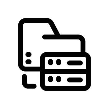 file direction line icon. Clean and minimalist icon for websites and mobile apps. vector