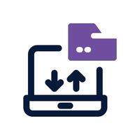 data governance dual tone icon. Sleek and modern icon for websites and mobile apps. vector