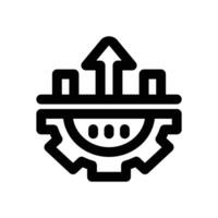 improvement line icon. Clean and minimalist icon for websites and mobile apps. vector