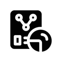 statistic report glyph icon. Strong and solid icon for websites and mobile apps. vector