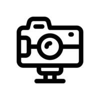 camera line icon. Clean and minimalist icon for websites and mobile apps. vector