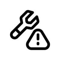 maintenance line icon. Clean and minimalist icon for websites, mobile apps, presentations, and logos. Fully scalable and customizable for any project. vector