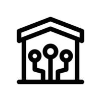 smart home line icon. Clean and minimalist icon for websites and mobile apps. vector