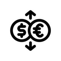 currency line icon. Clean and minimalist icon for websites, mobile apps, presentations, and logos. Fully scalable and customizable for any project. vector