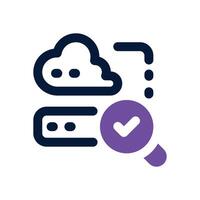 search dual tone icon. Sleek and modern icon for websites, mobile apps, marketing materials, and corporate design. Fully scalable and ready to use. vector
