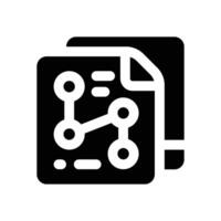 infographic glyph icon. Strong and solid icon for websites and mobile apps. vector