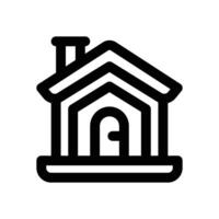 home page line icon. Clean and minimalist icon for websites and mobile apps. vector