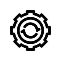 system update line icon. Clean and minimalist icon for websites and mobile apps. vector