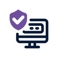 access control dual tone icon. Sleek and modern icon for websites, mobile apps, marketing materials, and corporate design. Fully scalable and ready to use. vector