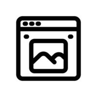 maximize line icon. Clean and minimalist icon for websites and mobile apps. vector