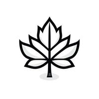 Creative Of Maple Design Element with Clean Style vector