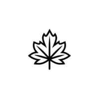 Creative Of Maple Icon Set with Clean Style vector