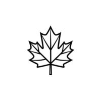 Modern Of Maple Graphic Template with Clean Style vector