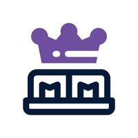 premium quality dual tone icon. Sleek and modern icon for websites and mobile apps. vector