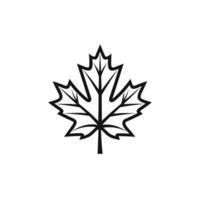 Elegant Of Maple Icon Set with Clean Style vector