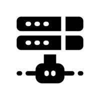 survey glyph icon. Strong and solid icon for websites and mobile apps. vector