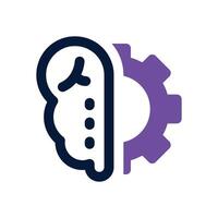 development intelligent dual tone icon. Sleek and modern icon for websites and mobile apps. vector