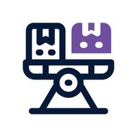stable dual tone icon. Sleek and modern icon for websites and mobile apps. vector