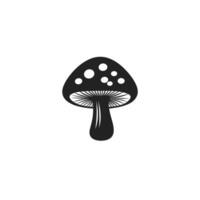 Flat Of Mushroom Icon Set for Branding vector