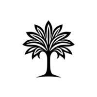 Elegant Of Palm Design Element with Subtle Texture vector
