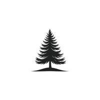 Hand-Drawn Of Pine Design Element on White Background vector