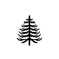 Creative Of Pine Icon Set with Subtle Texture vector