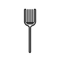 Soft Of Rake Icon Set on White Background vector