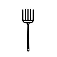 Abstract Of Rake Illustration for Branding vector
