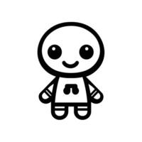 Realistic Of Rogdoll Icon Set with Subtle Texture vector