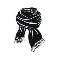 Flat Of Scarves Isolated Clipart with Clean Style vector