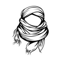 Realistic Of Scarves Icon Set in HD Quality vector
