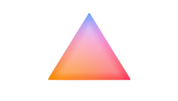 Luminous Triangular Prism Gradient A Study in Color and Light png