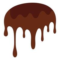 Dynamic Liquid Chocolate Design for Print and Digital vector