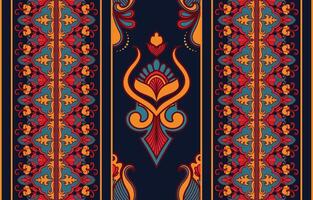 Tribal design of sarong fabric patterns for seamless printing vector