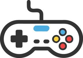 A game controller illustration on a white background vector