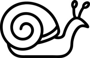 A snail illustration isolated on a white background vector
