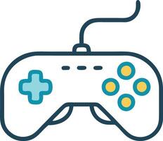 A game controller icon on a white background vector