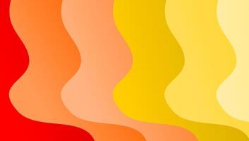 A vibrant abstract of warm pastel color waves background. Minimalist soft elegant fluid or liquid design for wallpaper. vector