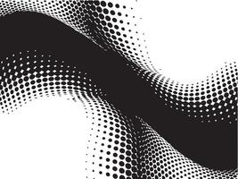Dynamic abstract wave with dots pattern for textile and wallpaper vector