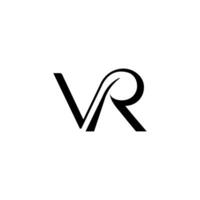 RV, VR, R, V abstract letters logo monogram, minimalist vector